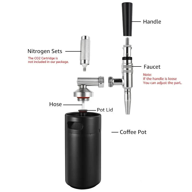 Portable Nitro Cold Coffee/beer Dispenser