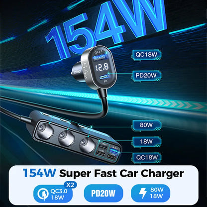 9 in 1 Car Charger Adapter